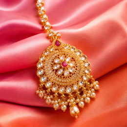 Gold Maang Tikka